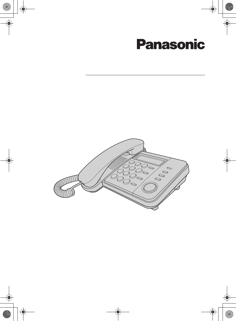 Просмотр инструкции проводного Panasonic KX-TS2356RU / KX-TS2358RU,  страница 1 - Mnogo-dok - бесплатные инструкции на русском языке