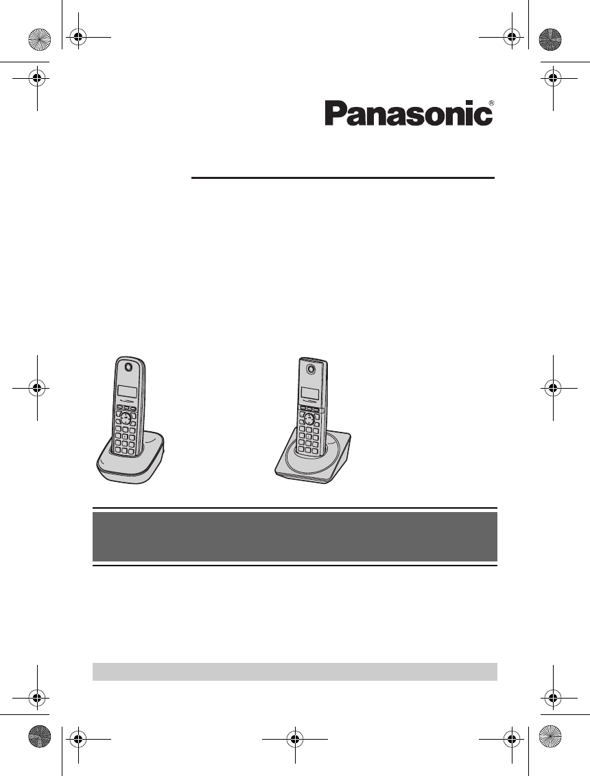 Просмотр инструкции dect Panasonic KX-TG1711, страница 1 - Mnogo-dok -  бесплатные инструкции на русском языке