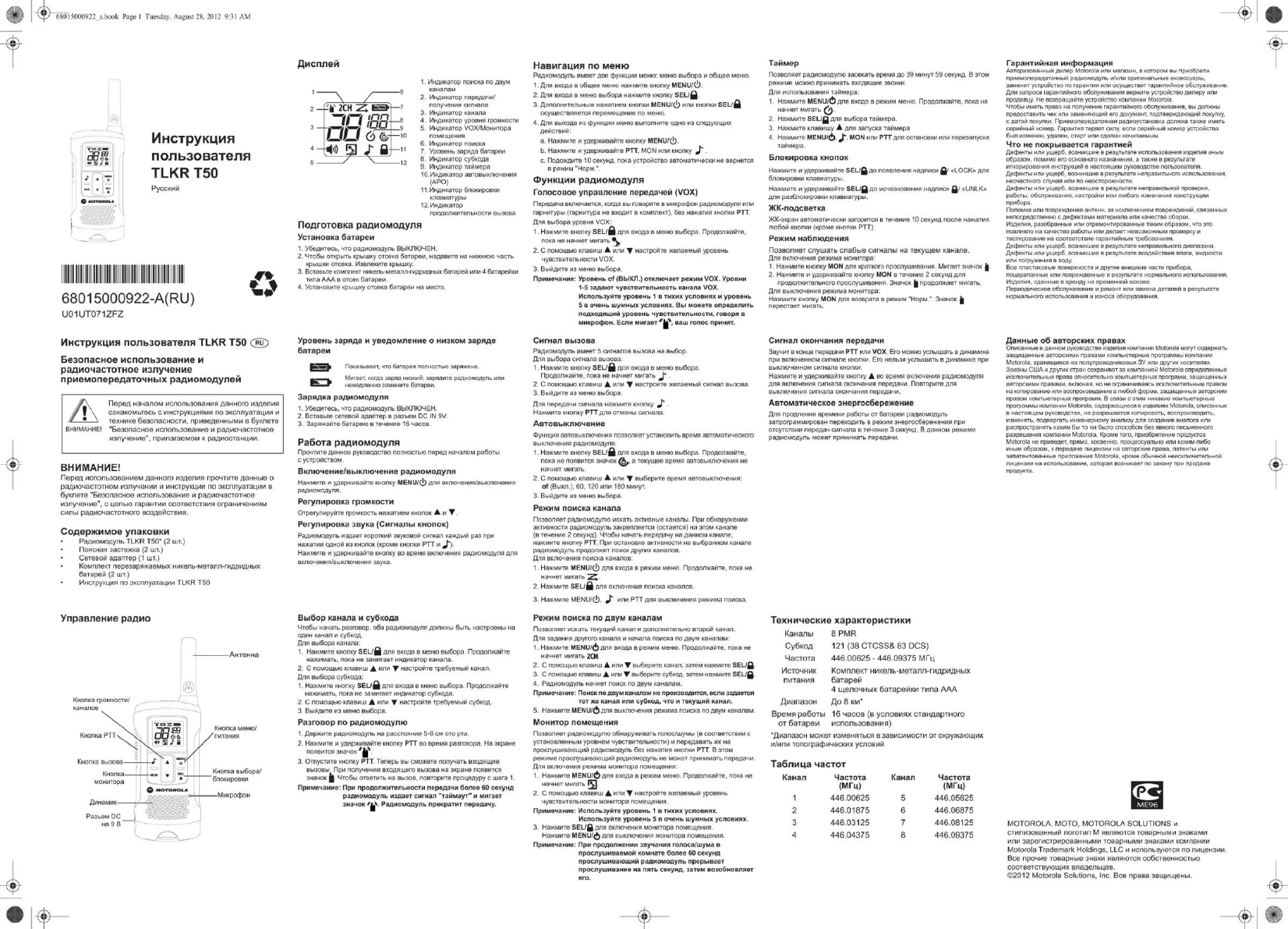 Радиостанция инструкция