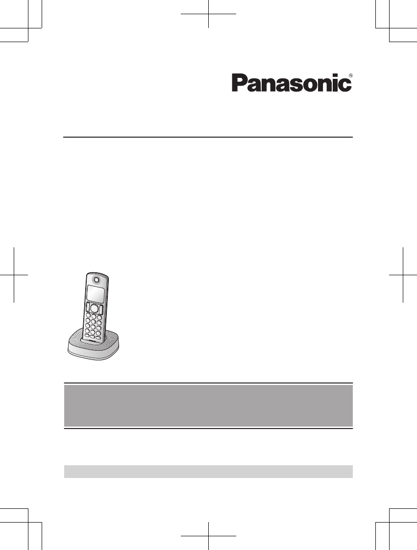 Просмотр инструкции dect Panasonic KX-TGC310RU, страница 1 - Mnogo-dok -  бесплатные инструкции на русском языке