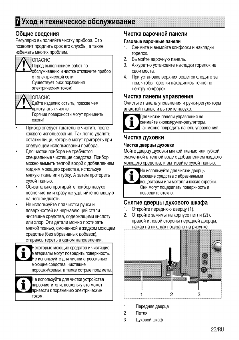 Как снять дверь с духового шкафа beko