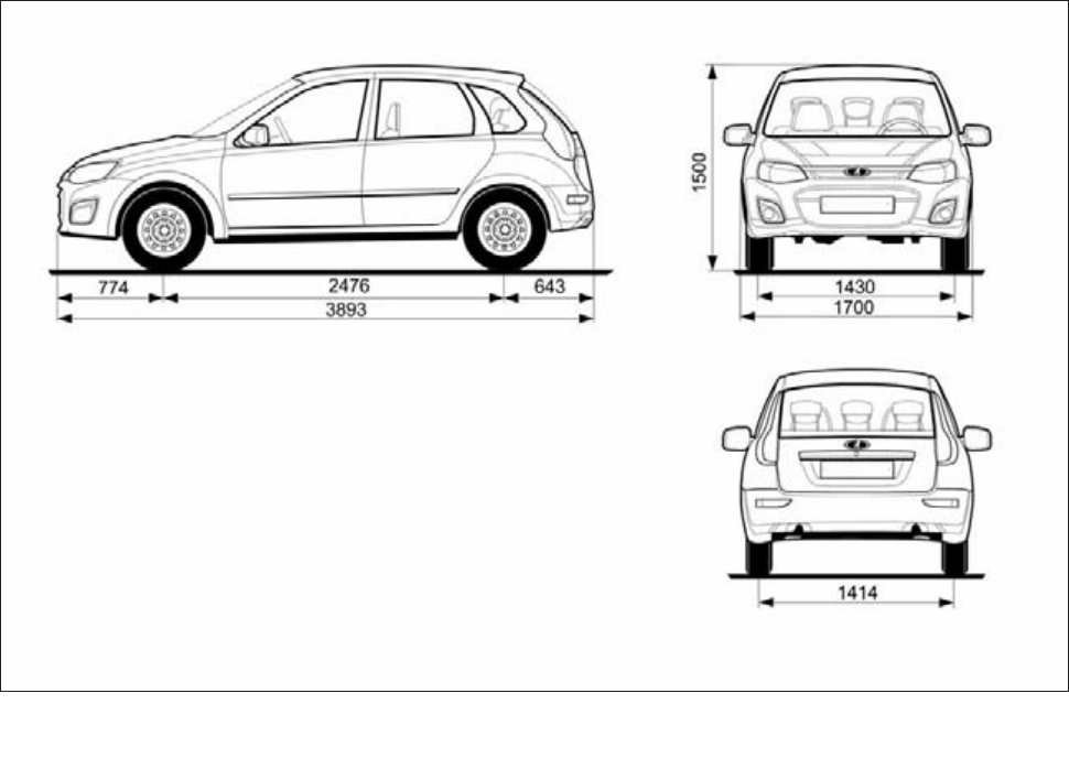 Лада гранта общий вид чертеж