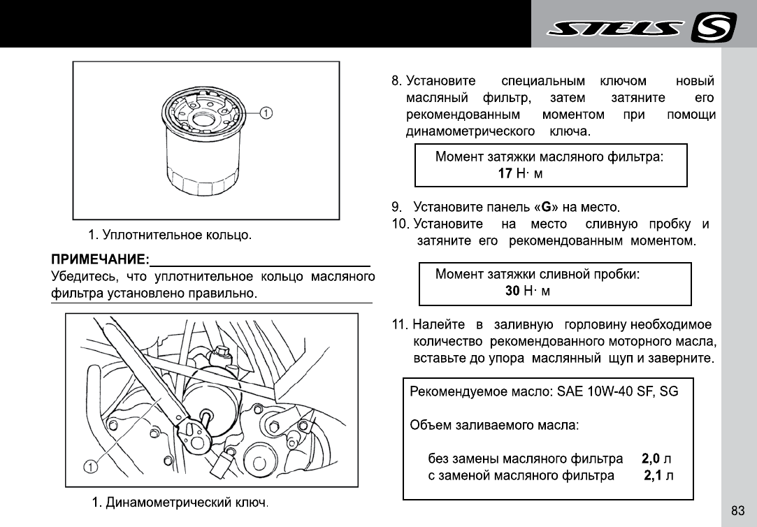 Момент затяжки масляного фильтра тойота