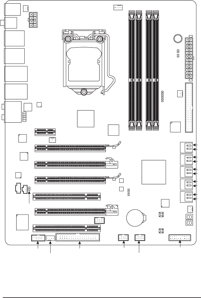 Gigabyte ga h55m s2h схема