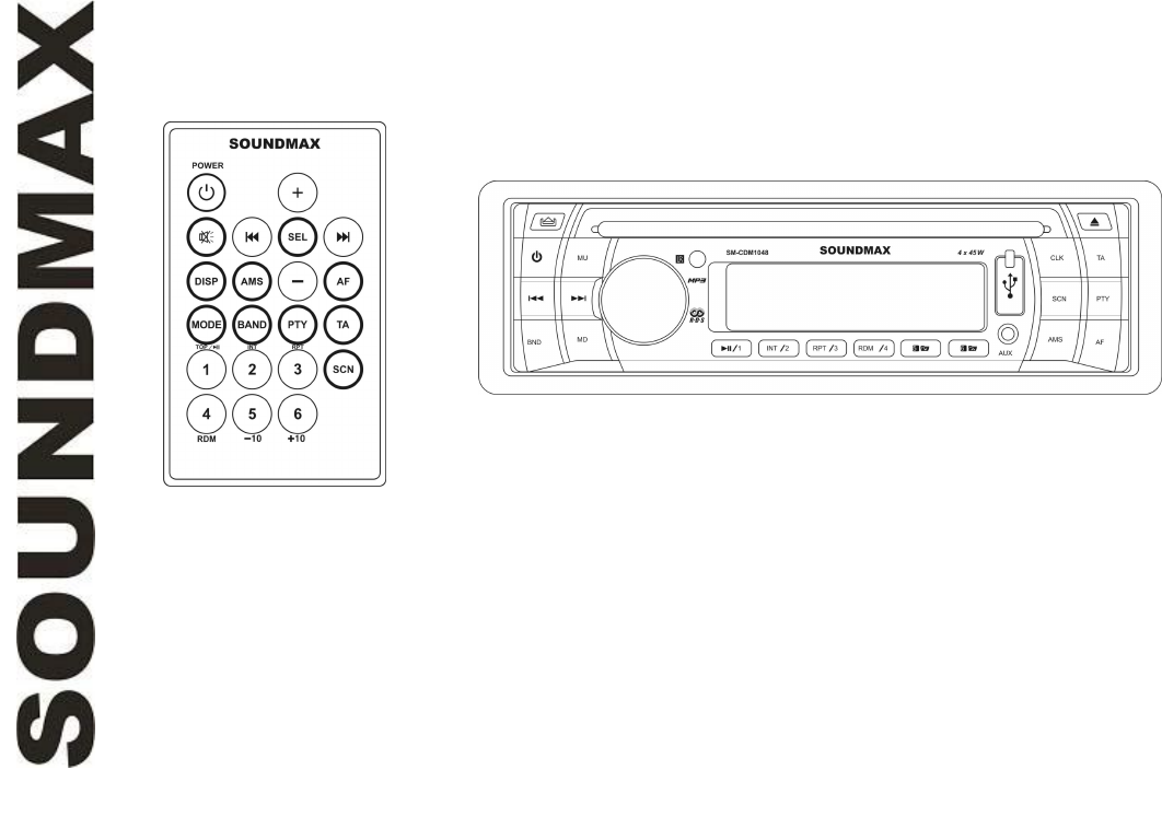 Инструкция к автомагнитоле Soundmax SM-CCRB