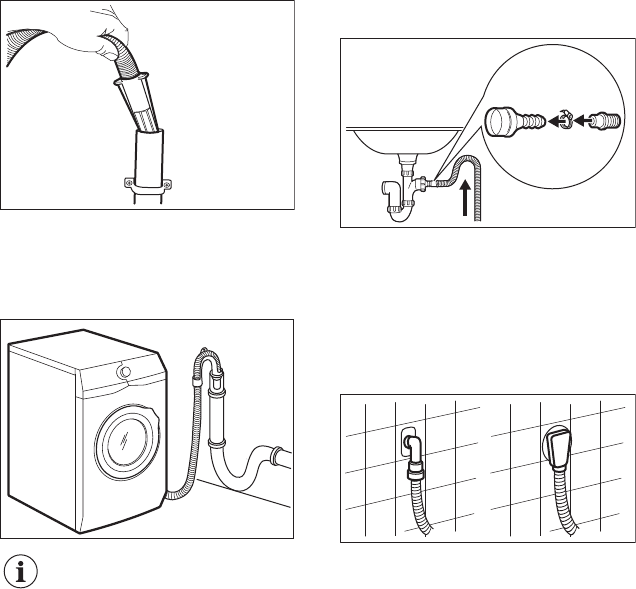 Как правильно подключить сливной шланг стиральной машины Просмотр инструкции стиральной машины Electrolux EW6F4R28B, страница 10 - Mnogo-