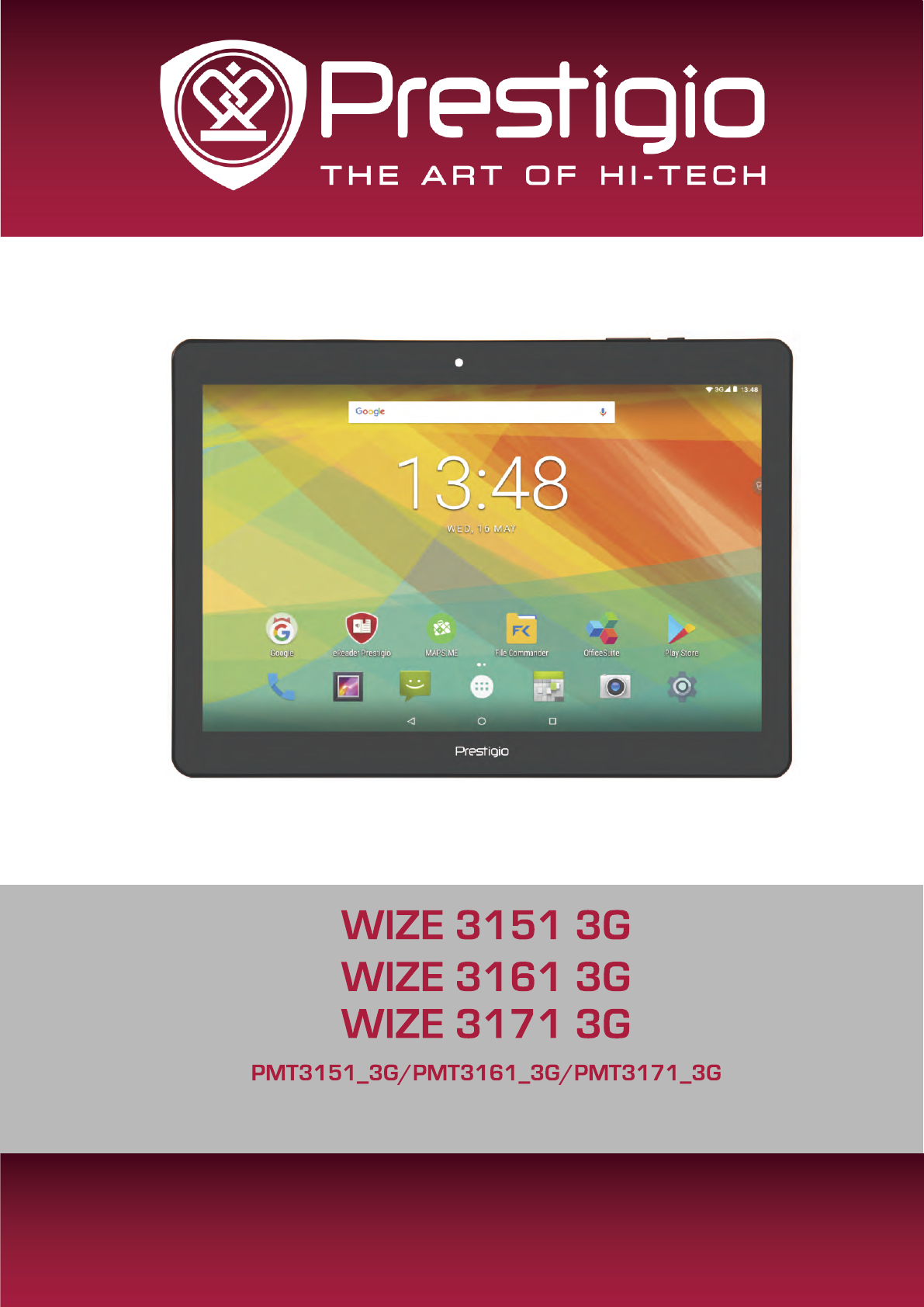 Просмотр инструкции планшета Prestigio WIZE 3161 3G (PMT3161_3G), страница  1 - Mnogo-dok - бесплатные инструкции на русском языке