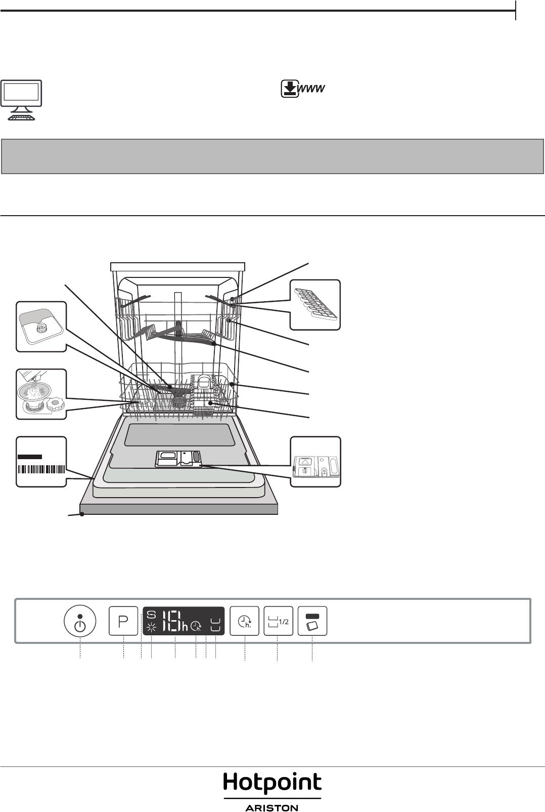 Схема посудомоечной машины hotpoint ariston