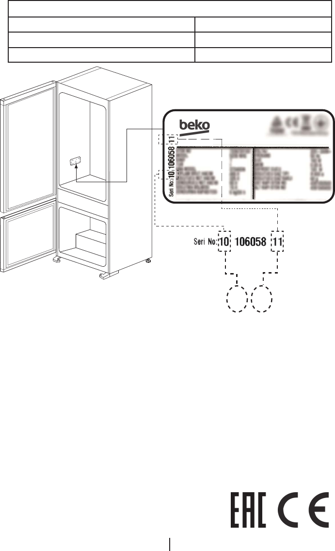 Встраиваемый холодильник beko bcna306e2s схема встраивания